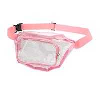 Yctze Riñonera Transparente Aprobada por Estadio - Riñonera Transparente PVC Agua Multiusos Viaje - Mujer - Ropa, Zapatos y Joyería/Equipaje y Viajes (Pink)