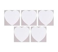 Yctze Rompecabezas en Forma de Corazón de Sublimación, Rompecabezas en Blanco de 75 Piezas para Prensa de Calor, Regalo Personalizable para Crear Memoria