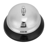 Yctze Servicio de Acero Inoxidable de 3pcs Campana de Llamada para Recepción de Hoteles y Restaurantes, Accesorio de Escritorio de Timbre Fuerte para un Servicio Al Cliente Eficiente (Pequeño)