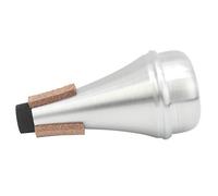 Yctze Silenciador Recto para Trompeta de Aleación de Aluminio Plateado - Silenciador de Práctica para Principiantes | Accesorio de Trompeta Ligero y Fácil de usar.