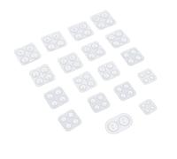 Yctze Silicona Súper Elástica 18 Piezas de Silicona Suave Elástica para Hacer Artesanías Decorativas Fundición de - Artes, Manualidades y Costura/manualidades/suministros de Escultura/y Fundición