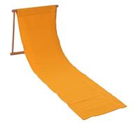 Yctze Sillón de Playa Portátil - DUUTI Estera Reclinable Salón Viaje de Vacaciones, Sillón Plegable Chaise Lounge Playa Piscina Césped Camping (Yellow)