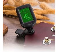 Yctze Sintonizador Electrónico Digital con Pantalla LCD para Guitarra, Violín, bajo y Ukelele - Sintonizador de Igual Temperamento Portátil para un Rendimiento Conveniente