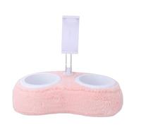 Yctze Soporte de Almohada para Tableta, Soporte para Teléfono Giratorio de 360 Grados, de Cuenco Desmontable de Tela de Felpa Suave con Diseño Manos Libres, Ideal para Leer y Relajarse en la Cama,