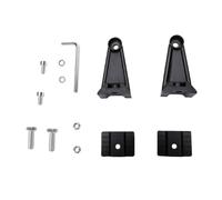 Yctze Soporte de Barra de Luz de Aleación de Aluminio, Montaje Lateral | Límite de Caracteres de 100 a 110, Construcción Duradera, Se Adapta Al Tractor SUV ATV, Acabado en Negro, Material Ecológico