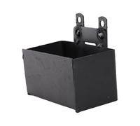 Yctze Soporte de Caja de Batería de Motocicleta de Hierro Recubierto de Negro Apto para Moto de Cross ATV Quad