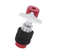 Yctze Soporte de Charles, Embrague de Platillos de Charles, Accesorios de Kit de Batería Rojo y Negro Embrague Soporte de Platillos Tama Piezas de Batería de Jazz para Accesorios de Instrumentos