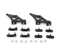 Yctze Soportes de montaje de ala trasera, 5"Universal Car CNC Aleación de aluminio Ala trasera Racing Tronco Cola Spoiler de montaje Orejetas Spoiler Bracket Soporte de pierna Spoiler Legs