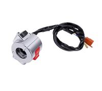 Yctze Start Stop Kill Switch Manillar Derecho 35013MAHA02 | Control de Manillar de Motocicleta, Caucho ABS Metálico, Instalación Plug and Play, Montaje VT1100C2 VT1100C3