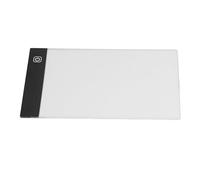 Yctze Tablero de Copia de Dibujo LED Ajustable, Almohadilla de Caja de Luz de Rastreo A5 con Cable USB, 3 Niveles de Brillo para Plantilla de Caligrafía de Animación 2D