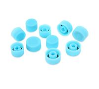 Yctze Tapa del Puerto de refrigerante, 10 x Tapa de válvula de Aire Acondicionado con Anillo de Sello Servicio de Aire Acondicionado de Lado Alto/bajo Tapa de Polvo Tapa del Puerto de refrigerante