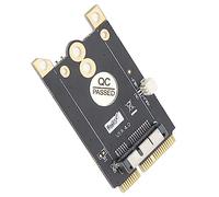 Yctze Tarjeta Adaptadora Convertidora Mini PCI E a BCM, Plug Play, No Necesita Controlador, Adaptador para Tarjeta WLAN de 12 6 Pines, con Estricto Control de Calidad, Ideal para OS X 7 8 8.1 10 32
