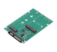 Yctze Tarjeta Adaptadora M.2 NGFF, MSATA SSD a Convertidor de Discos Duros de 2,5" y 3,5", Admite Velocidad de 6 Gbps, Compatible con PCIe, SSD M. de 80 Mm, 60 Mm, 42 , 30