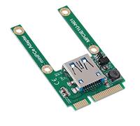 Yctze Tarjeta de Conversión MSATA a USB, Adaptador Convertidor de Expansión Mini PCI E Adaptador de Ranura MPCI E USB2.0, Ideal para Dispositivos USB para Ingresar a una Computadora Portátil