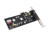 Yctze Tarjeta de Sonido PCIe, ADC Integrado y Convertidor Digital a Analógico, Tarjeta de Sonido HiFi con DAC de Referencia ES 9018 K2 M Sabre 32, Ideal para Sistemas OS X, Soporte para SSS1700