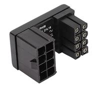 Yctze Tarjetas Gráficas en ángulo de 180 Grados: Hembra a Macho, Conector Aislado Diseñado para Embellecer el Cableado de Alimentación y los Escritorios de de Enchufe, Construcción de PVC, Fuente