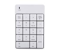 Yctze Teclado Numérico USB Inalámbrico de 2,4 GHz Teclado Numérico de 18 Teclas para PC Portátil e Teclado Numérico Inalámbrico Conveniente y Eficiente para Entrada y Cálculo Rápidos