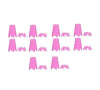 Yctze Tees Simulator Práctica de Plástico en Interiores - 20 Piezas Soporte de Plástico Simulador sin Resistencia Tees Mat Equipo de - para Entrenamiento en Interiores en Casa (Rosáceo)