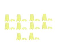 Yctze Tees Simulator Práctica de Plástico en Interiores - 20 Piezas Soporte de Plástico Simulador sin Resistencia Tees Mat Equipo de - para Entrenamiento en Interiores en Casa (Yellow)