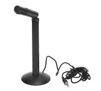 Yctze Teléfono de Condensador de Escritorio Portátil con ángulo y Alta Sensibilidad, Ideal para Transmisión, Juegos, Negro