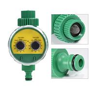 Yctze Temporizador de Agua Programable - Controlador de Riego de Jardín con Dos Temporizadores de Riego Automáticos Multifunción - Temporizador de Manguera para Jardín