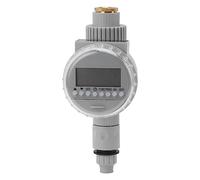 Yctze Temporizador de Agua Programable Temporizador de Riego Control de Agua de Riego por Goteo Automático G1/2 G3/4 Grifo Roscado Plantas en Macetas de Jardín Temporizadores de Manguera (Gray)