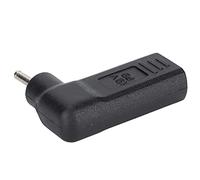 Yctze Tipo C a CC Adaptador de 2,5 X 0,7 Mm Disparador de Emulador PD Rectángulo en ángulo de 90 Grados Enchufe de CC 65 W Codo de Inclinación de 90 Disparador de Emulador PD para