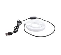 Yctze Tira de Luz LED RGB para Sincronización de Computadora con Colores de Pantalla, Luz Ambiental USB para Pantallas de 24 Pulgadas con 54 LED - Fácil Configuración