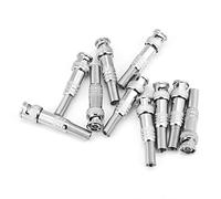 Yctze Tornillo del Conector BNC Cámara CCTV - 10 PCS BNC Cable Coaxial del Conector Masculino