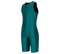 Yctze Traje de Neopreno Corto sin Mangas de 2 Mm, Traje de Neopreno de Protección Térmica, Mezcla de de Nailon Elástico con Cremallera Frontal, Ideal para Nadar, Bucear, Surfear y Bucear (#3)