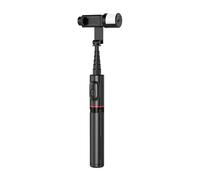Yctze Trípode Portátil 2-in-Selfie Stick para Teléfono Que Se Puede Extender a 765 Mm de Luz LED de LED 3 Modos 6 Niveles de Brillo Obturador Remoto para la Creación de Contenido de Transmisión en