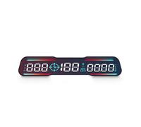 Yctze Universal Heads Up Display Car HUD GPS Velocímetro con Pantalla LED de Alta Definición Alarma Sobrevelocidad Fatiga Alerta de Conducción para Todos Los Vehículos