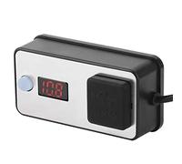 Yctze USB Dual de 12 V con Pantalla Digital - Fuente de Alimentación Resistente Al Agua para Teléfonos, Tabletas, GPS y Más - Adaptador Compacto y USB de Fácil Instalación