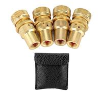 Yctze Válvula de neumático, 4 piezas de aleación de automóvil, válvula de alivio de presión de neumáticos, válvula de purga, conjunto de válvula de purga, accesorio universal, kit de desinflador más c