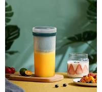 Yctze Vaso Exprimidor de Licuadora Inalámbrico Portátil - Exprimidor de Frutas Recargable de 300 Ml para Oficina, Exteriores y Viajes - Vaso Multifuncional Liviano para Batidos, Ensaladas y Salsas
