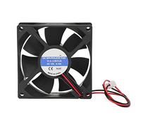 Yctze Ventilador de Enfriamiento de CPU de 80 Mm con Conector de 3 pines: Instalación Tranquila y Fácil para Pequeñas Cajas de PC y Electrónica (2000RPM)