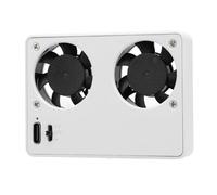 Yctze Ventilador de Refrigeración de Doble Cámara, Silencioso de 2 Velocidades, Compatible con A7M4 ZVE1 A6700 A7C2 ZV E10 ZV1 XT4 R6 R7 para Transmisión en Vivo