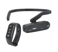 Yctze Videocámara 4K Montada en la Cabeza con Control Remoto WiFi Manos-cámara de Grabación de Vídeo para Bloggers Contenido de Vloggers