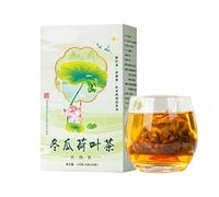 Yctze Winter Melon Lotusleaf Tea, Winter Melon Rose Cassia Triangular Pack Té de Hierbas Lotusleaf Tea para Home Office Hotel