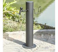 YCVAWEOD 304 Columna de Agua de jardín Vertical de Acero Inoxidable con Piso de Agua de Montura de Piso Freeze Resistente al Aire Libre Fuente de hidrante LWX