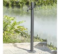 YCVAWEOD 304 Columna de Agua de jardín Vertical de Acero Inoxidable con Piso de Agua de Montura de Piso Freeze Resistente al Aire Libre Fuente de hidrante LWX
