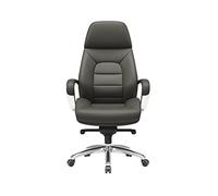 YCVAWEOD Asiento Ejecutivo de la Silla de Jefe de Jefe con Descanso, sillas de Oficina de Cuero PU, 120 ° reclinable, Levantamiento Ajustable, grijs-One tamaño LWX