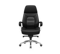 YCVAWEOD Asiento Ejecutivo de la Silla de Jefe de Jefe con Descanso, sillas de Oficina de Cuero PU, 120 ° reclinable, Levantamiento Ajustable, tamaño Negro-uno LWX