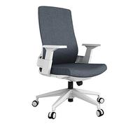 YCVAWEOD Cómodas sillas de computadora Escritorio de Silla de Oficina computadora giratoria Moderna con Tela Suave Altura Ajustable para Sala de Estar en el hogar LWX