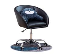 YCVAWEOD Cómodas sillas de computadora Silla de Oficina giratoria de la computadora PU Cuero para el hogar Silla de Escritorio del Asiento del hogar LWX