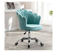 YCVAWEOD Cómodas sillas de computadora sillas de Oficina Escritorio sillas de casa Silla de tocador de tapicería Ajustable de Rueda giratoria LWX