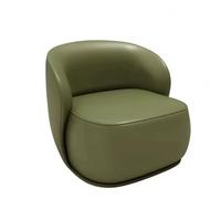 YCVAWEOD COUCTO DE Cuero, sofá Moderno de Mediados de Siglo con Cojines cómodos, Marco de Madera sólida para Oficina, Sala de Estar y Dormitorio Verde-1 LWX