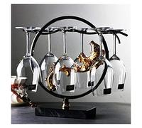 YCVAWEOD Decoración del Estante de Vino Colgante Copa de Vino Tinto Copa de Vaso castaño LWX