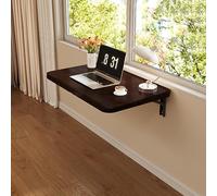 YCVAWEOD Escritorio Plegable de Pared montado en la Pared Escritorio de Ahorro de Espacio de Mesa para la Sala de Estar de la Oficina en el hogar Sala de Estar versátil y Compacto Trabajar y