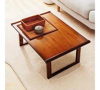 YCVAWEOD Gran Mesa de café de bambú portátil con Patas Plegables de diseño japonés Retro Ideal para desayunar Juegos y Escritura - Bandeja de Mesa de Piso versátil LWX